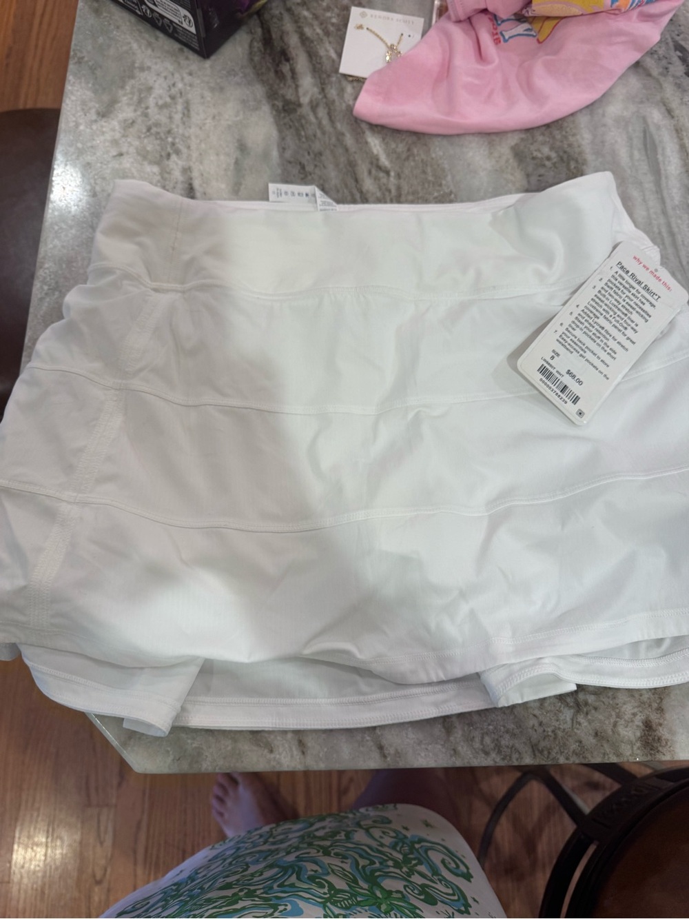 lululemon athletica White Athletic Skirt